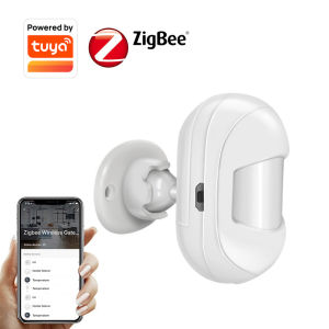 BOIO ZigBee PIR Motion Sensor Human Sensor Detector Smart Life Tuya App Control Intelligent Linkage Smart Home Alarm System