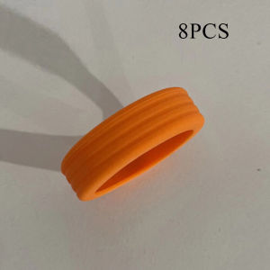 8PCS Silicone Luggage Wheels Protector Noise-reducing Caster Cover Luggage Wheels Cover Shock Trolley Case Silent Caster
