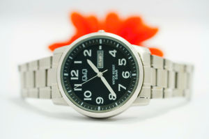 [ Woosilver ] Đồng Hồ Secondhand – Máy Quartz Chính Xác – Mặt Số Đen Thời Trang – ĐH-04