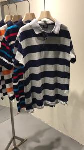 Men Polo Shirt Summer MenS Casual Breathable Plus Size 5XL 6XL Striped Short Sleeve Polo Shirt Pure Cotton Fashion Men Clothes