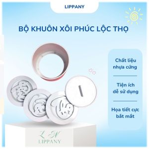 Bộ khuôn xôi Phúc Lộc Thọ chất liệu nhựa chịu lực đế rời an toàn bền đẹp - Khuôn ép xôi 12x7 cm - khuôn xôi đế rời