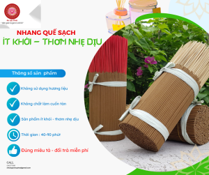1KG NHANG QUẾ - THƠM NHẸ DỊU ÍT KHÓI - AN LỘC PHÁT