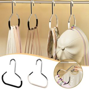 INVADER Circle Ring Hat Hanger Non-marking Non-slip Scarf Towel Tie Hanging Rack Durable Hat Storage Hook