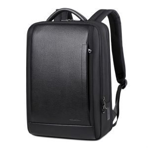 BOPAI 61-122891 Tas Ransel Laptop 15.6 Inch Backpack Kulit Sapi
