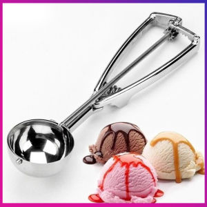 Ice Cream Scoop Spoon456cm Stainless Cookie Fruit Mash Potato Meatball Cupcake Melon Ball Scooper Kitchen Tool 雪糕勺汤匙