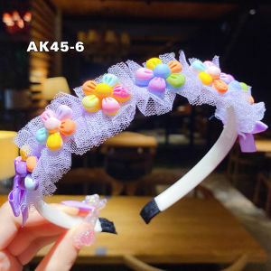 BANDO ANAK KOREA MOTIF DESAIN KARAKTER LUCU HAIRBAND BANDANA ANAK AKSESORIS RAMBUT IMPORT AK45 yarra