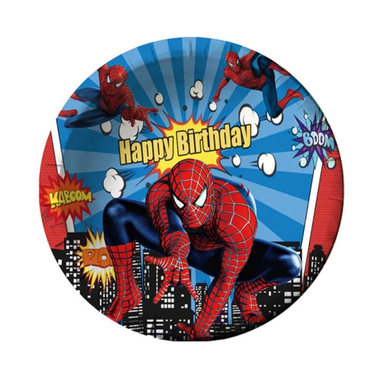 HJGTH Spiderman Party Geburtstag Dekorationen Gefälligkeiten Geschenke Spiderman Tischdecke Cupcake Topper Für Kid Kleinkind Geburtstag Dekorationen ERGRT