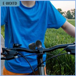 【E-WOITD】 Bicycle Bell Electronic Horn Loud Warning Sound ABS 120db Safety Electric Bell IPX4 Speaker Alarm Ring For Scooter Road Bike