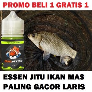 ESSEN IKAN MAS GACOR TERLARIS ISI 30ML | BOOSTRIKE FORMULA SUPER