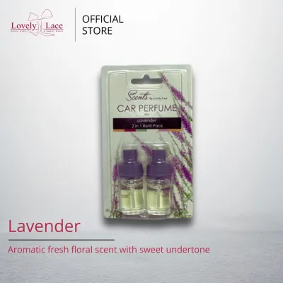 Lovely Lace Classic Car Perfume Refill Pack (8ml).