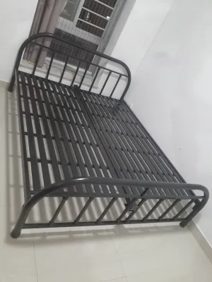 [Siêu Hot] Giường Sắt Đơn Bi Trắng - Nhiều Kích Thước 80cm 1m 1m2 1m4 1m6 1m8x 2m - Giá Sốc Tại Kho