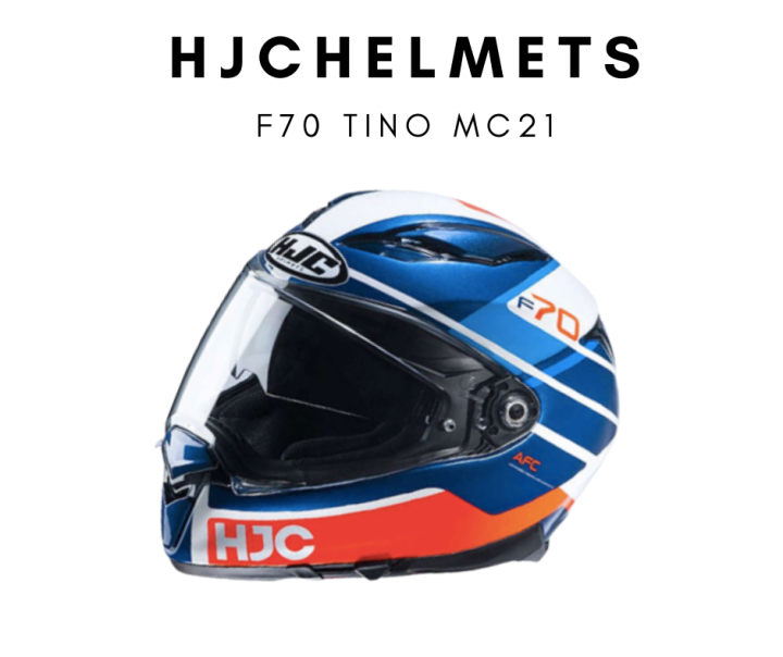 HJC Helmet F70 Tino MC21 FULLFACE DUAL VISOR Lazada PH