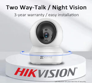 Hikvision CCTV Camera Ezviz H6c 2/4MP Smart Wifi Pan Tilt IP Camera CCTV Indoor 1080p