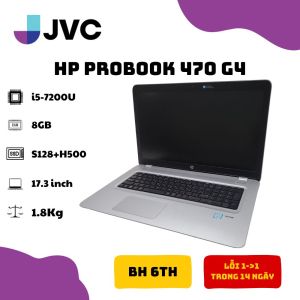 Laptop Giá Rẻ HP Probook 470 G4 Core i5 7200U/ RAM 8GB/ SSD 128GB + HDD 500GB/ VGA 930MX/ FHD