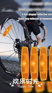 2pcs/set Bike Warning Spoke Reflector MTB Bicycle Wheel Rim Reflective Clip