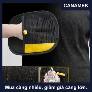 【CANAMEK】 Pet tóc Remover điện găng tay vật nuôi chải chuốt găng tay cao-hiệu quả vật nuôi lông loại bỏ găng tay mèo lông loại bỏ công cụ