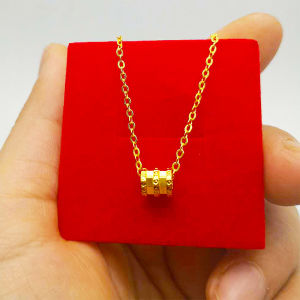 916 gold chain original simple and fashionable small waist necklace womens birthday gift free box