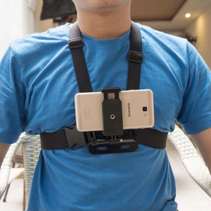Bộ Dây Đai Đeo Ngực Gắn Điện Thoại Camera Hành Trình Gopro Chắc Chắn phù hợp Quay Video Vlog
