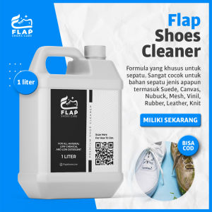 FLAP Shoes Cleaner Cairan Pembersih Sepatur Sabun Cuci Sepatu 1 Liter