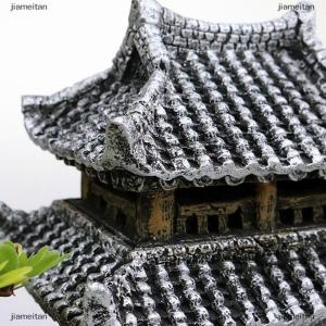 [COD] jiameitan Simulation Decoration Fish Tank Ornament Ornament Resin Aquarium Ornament Fish Tank Landscape House Model Aquarium Ornament