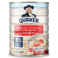 เควกเกอร์ ข้าวโอ๊ตปรุงสำเร็จ กระป๋องใหญ่ 800 กรัม - Quaker Oatmeal Instant LARGE Wholegrain Oats 800g. 