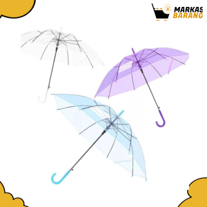 Payung Lipat Transparant Style Korea