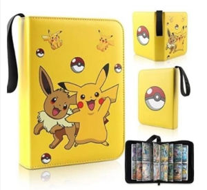 Kotak Kartu Game Pokemon Tas Pouch Kartu Trading Pokemon untuk Anak Permainan Pokemon  432/240 Bahan tahan air Pokemon Cards Album Book holder