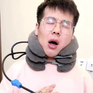 Portable Neck Protector Pillow Massager Stretching Manual Cervical Vertebrae Artifact Inflatable Physiotherapy Corrector