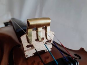 VIOLIN PRACTICE MUTE-70% SOUND CUT NO NOISE NO DISTURB EASY FIX