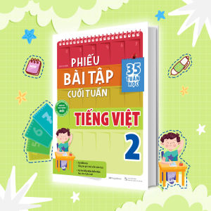 Sách Phiếu Bài Tập Cuối Tuần Tiếng Việt 2 - Megabook