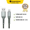 Cáp sạc nhanh  Micro USB 1m Xmobile LTM-02 Xanh rêu hàng  like new giá rẻ đẹp 98-99% chính hãng 100% bảo hành 12 tháng. 