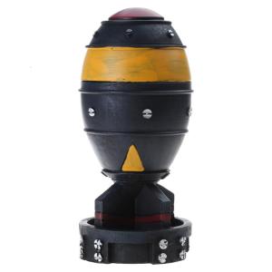 Mini Nuke Storage Box Retro Resin Figurine Desktop Art Crafts Decor for Home Bedroom Office Tabletop Decoration Men Gift Supplies