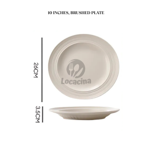 Minimalist Porcelain Tableware Collection HighQuality Dinning Plate Bowl Microwave and Dishwasher Safe Dinning Tableware