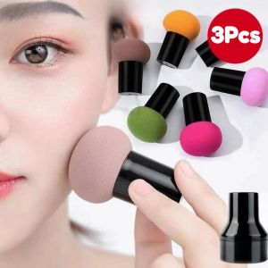 3Pcs Multi Mushroom Head Makeup Puff Portable WET OR DRY Beauty Sponge Eggs Mushroom Head Makeup Puff Portable