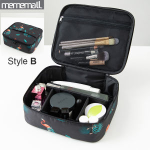 Travel Makeup Bag: Portable Fabric Waterproof Large Capacity Wash Bag & Multi-function Storage Box