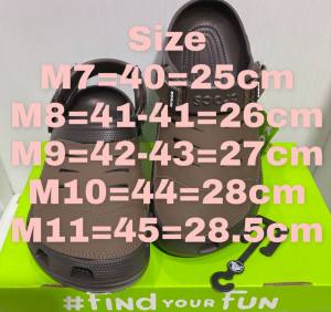 Crocs รองเท้า หัวโต หนังแท้ ให้บุคคลชาย รูปถ่ายจาก SICK 100% และชัยทุนเพิ่มขึ้น