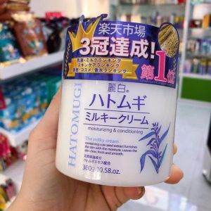 Kem Dưỡng Hatomugi Trắng Da Cấp Ẩm Ý Dĩ Hủ 300g Nhật Bản