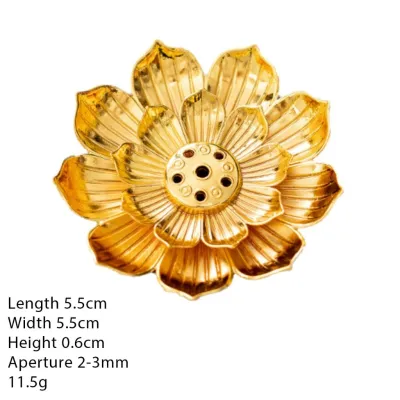 Tempat Bakar Dupa Hio 2 Layer Bentuk Bunga Teratai Incense Holder Lotus incense holder