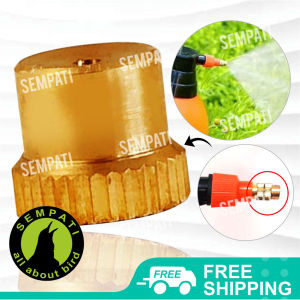 SEMPATI Head Nozzle Alat Siram Irrigation Taman Kebun Head Sprinkler Sprayer Kabut Mist Nozzle Adjustable Spray Misting Embun Besi Import Head Kepala Semprotan Air 2 Liter 1 Liter Kyokan