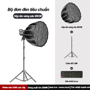 【24 giờ để giao hàng】Đèn Chụp Softbox Parabol 90cm parabolic thao tác nhanh tolifo