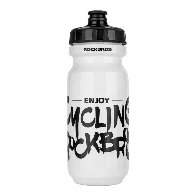 ROCKBROS 750ML/600ML Cycling Water Bottle Bicycle Plastic Portable Large Capacity Water Bottle Dust Cover Portable Outdoor Sports Camping