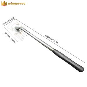 2 In 1 Hand Weed Remover Ergonomic Handle Manual Uprooting Weeding Tool V Fork Hand Weeding Removal Puller Garden Shovel