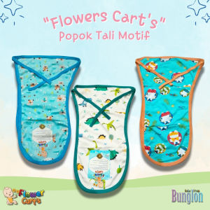 Popok Kain Flower Cart’s Isi 6pc Motif Lucu Lembut Anti Alergi Tidak luntur Original SNI lusinan