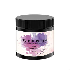 UV Dip Resin Crystal flower Epoxy Resin low-odor Non-Toxic Rapid cure Tahan lama manual flower 100ml