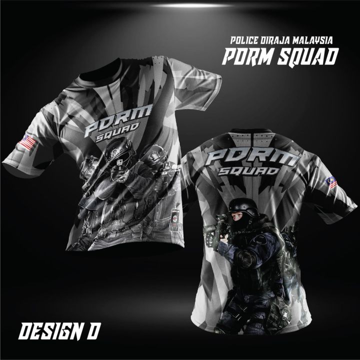summer Fashion New Shirt Jersey Pdrm Malaysia Squad Design