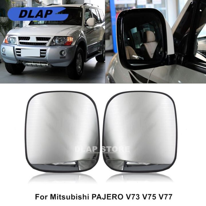 Car Mirror Lens For Mitsubishi Pajero V67 V73 V75 V77 Rearview Mirror