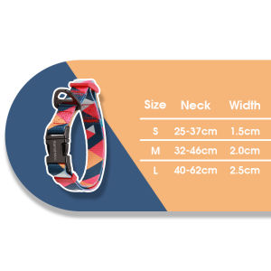 HamshMoc Dog Collar Adjustable Durable Pet Collar Soft Nylon With Metal Buckle For Small Medium Large Dogs Walking Outdoor