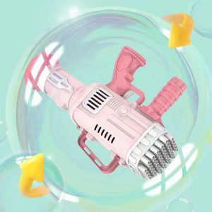 [TM55]45 Lubang Automatic Bubble Gun/ Pistol Tembak Bubble Gelembung Jumbo Automatic / Mainan Tembak Gelembung Busa Jumbo