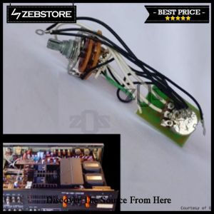 Preamp Wiring Komponen Elektrik Gitar 3 Band 8080