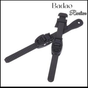 Badao 1 2ชุดโรลเลอร์แรทเชตสเก็ตสายรัดความเร็ววงล้อยึดหัวเข็มขัดกับสกรูสายรัดข้อเท้าเทปโรลเลอร์สเก็ตวงคงที่